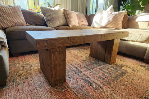 Rustic Refined BIG TIMBER Coffee Table